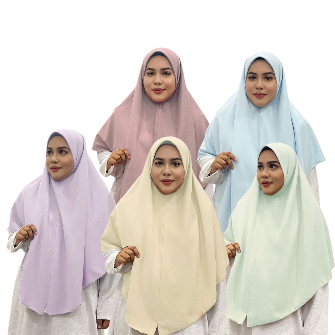Tudung Labuh Aleeya - 5 warna pilihan